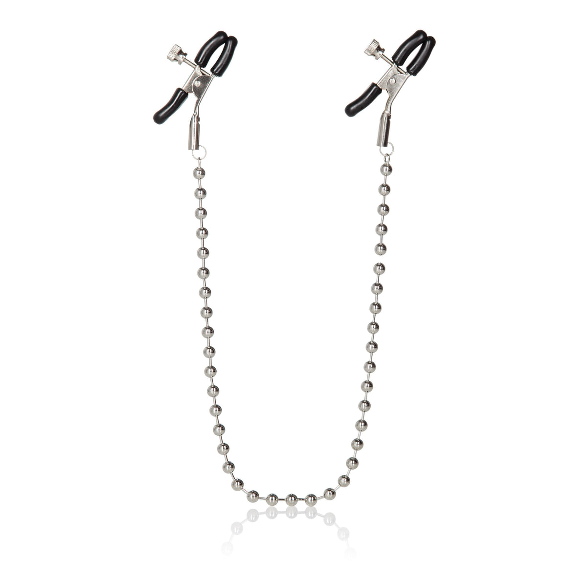 California Exotics - Nipple Play Silver Beaded Nipple Clamps (Silver) Nipple Clamps (Non Vibration) Singapore