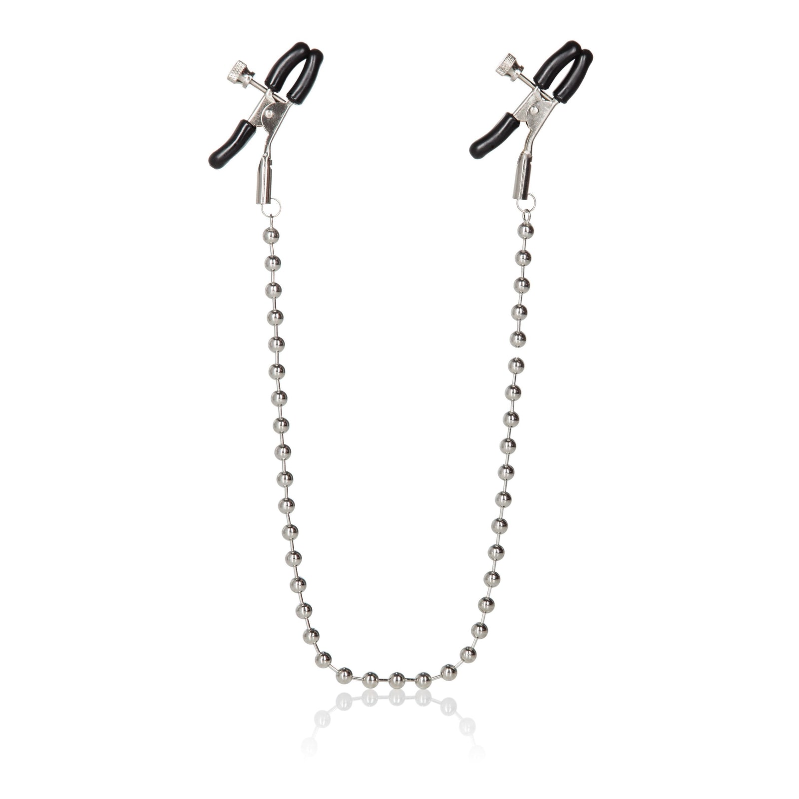 California Exotics - Nipple Play Silver Beaded Nipple Clamps (Silver) Nipple Clamps (Non Vibration) Singapore