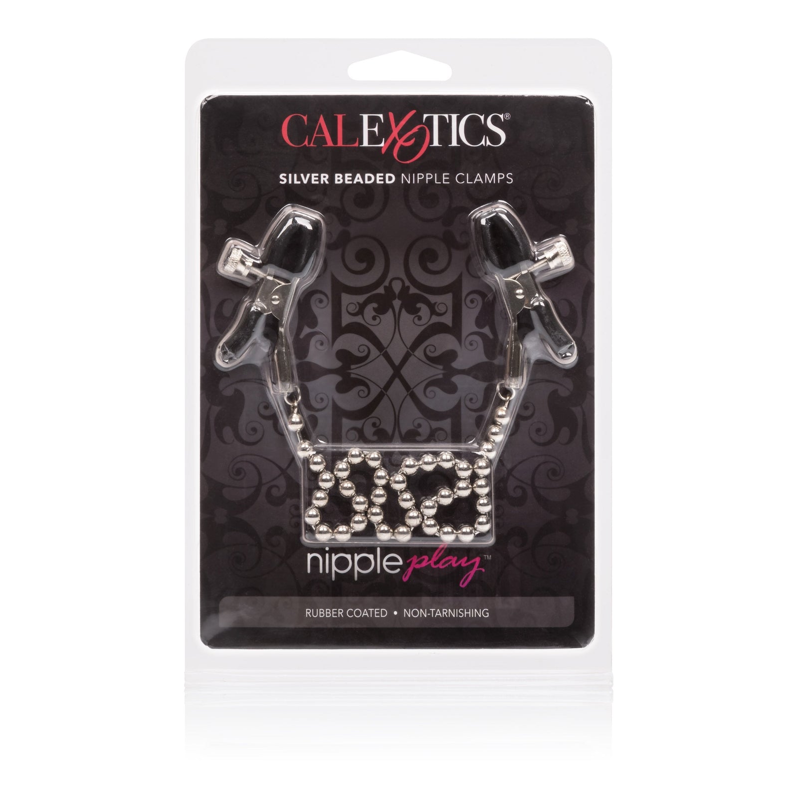 California Exotics - Nipple Play Silver Beaded Nipple Clamps (Silver) Nipple Clamps (Non Vibration) Singapore