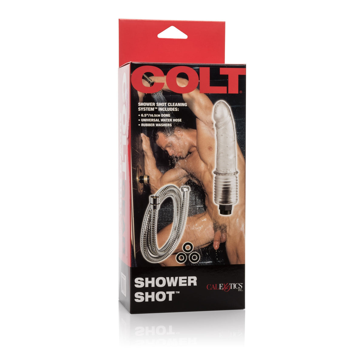 California Exotics - COLT Shower Shot (Black) Realistic Dildo w/o suction cup (Non Vibration) Singapore
