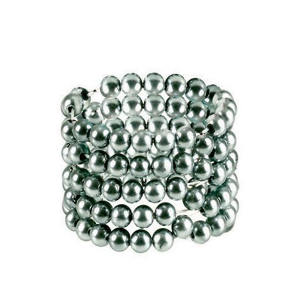 California Exotics - Ultimate Stroker Beads (Silver) Metal Cock Ring (Non Vibration) - CherryAffairs Singapore