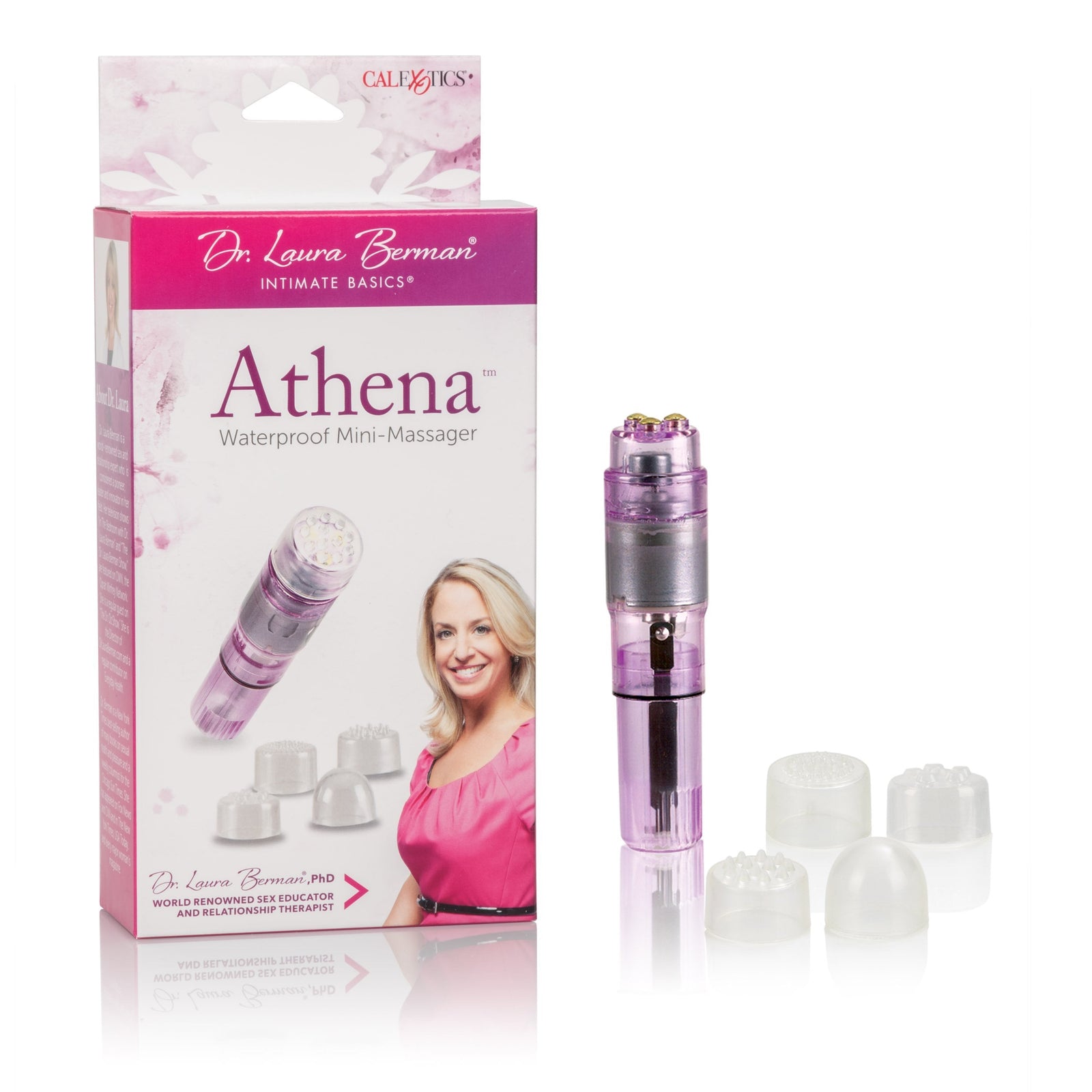 California Exotics - Dr. Laura Berman Athena Waterproof Mini Clit Massager (Purple) Clit Massager (Vibration) Non Rechargeable Durio Asia