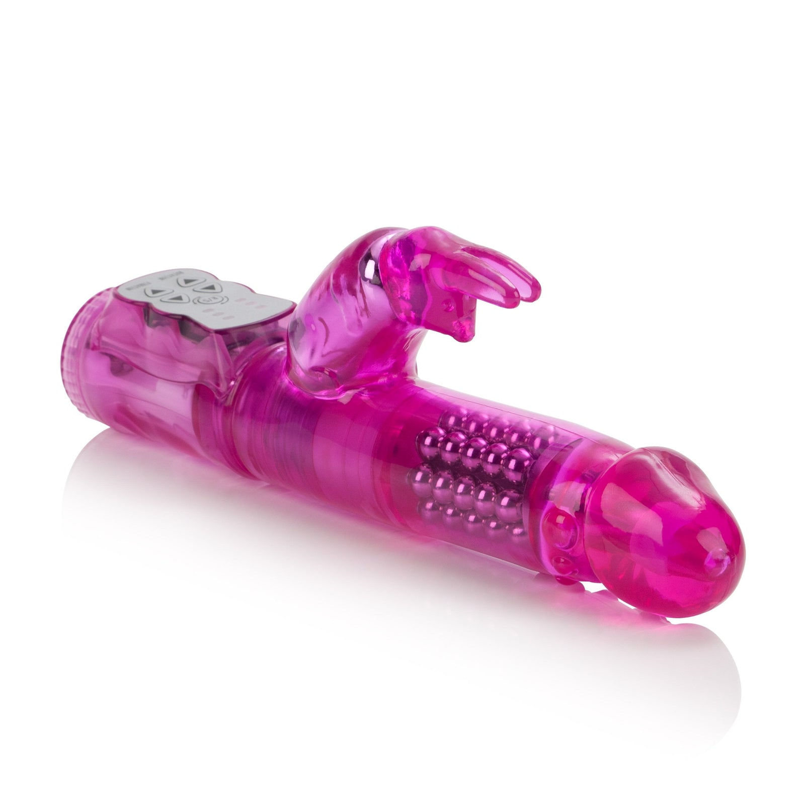 California Exotics - The Original Waterproof 5 Rows Jack Rabbit Vibrator Starter (Pink) Rabbit Dildo (Vibration) Non Rechargeable Singapore