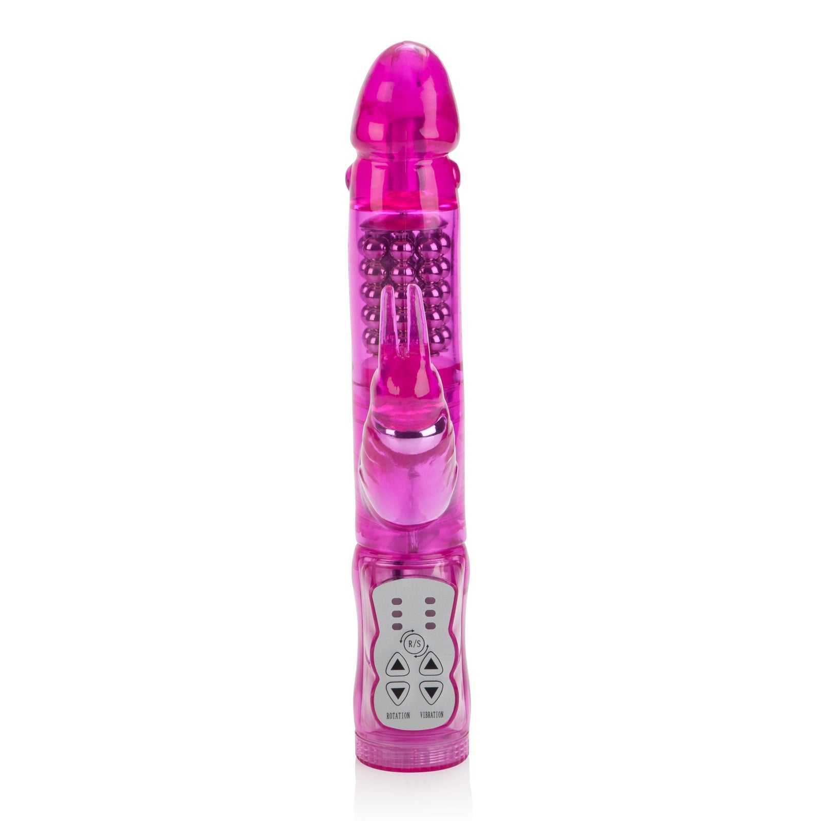 California Exotics - The Original Waterproof 5 Rows Jack Rabbit Vibrator Starter (Pink) Rabbit Dildo (Vibration) Non Rechargeable Singapore