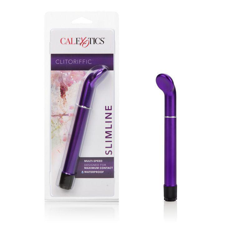 California Exotics - Clitoriffic Slimline Clit Massager (Purple) Clit Massager (Vibration) Non Rechargeable Durio Asia