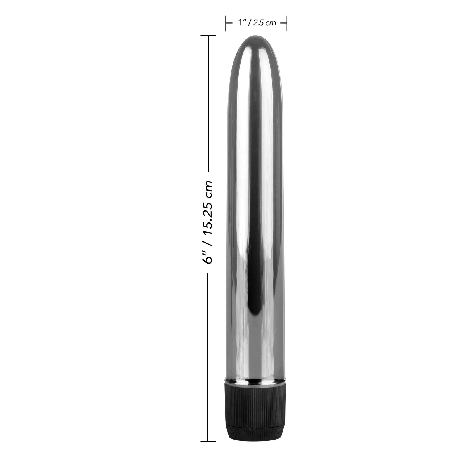 California Exotics - COLT Metal Rod Vibrator 6.25" (Silver) Non Realistic Dildo w/o suction cup (Vibration) Non Rechargeable 716770043061 CherryAffairs