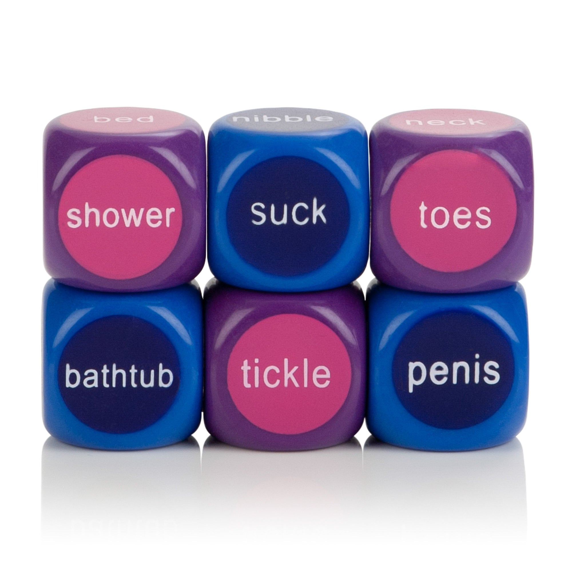 California Exotics - Hot and Spicy Party Dice (Multi Colour) Games Singapore