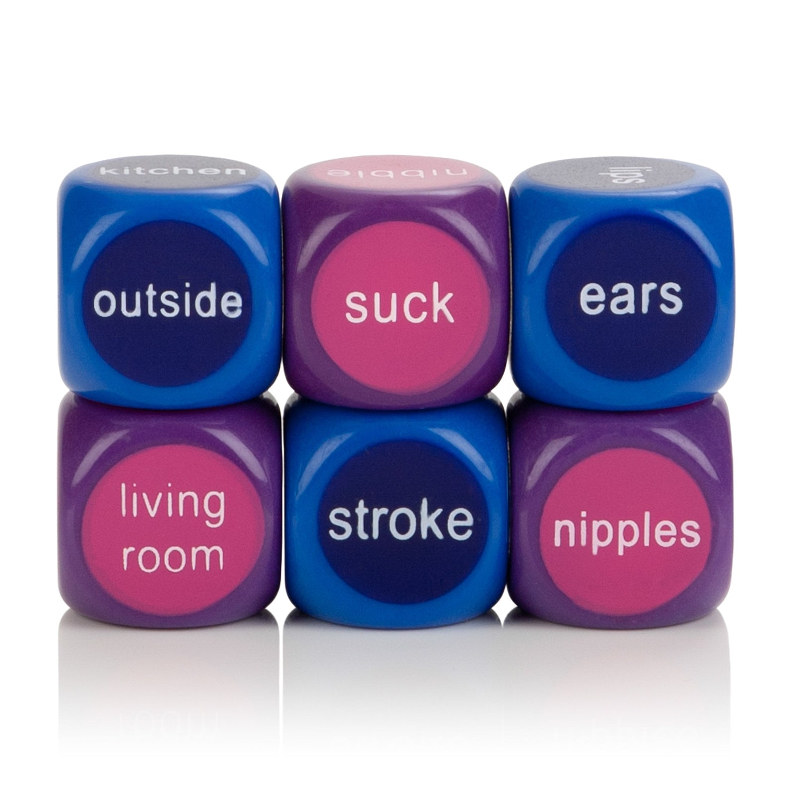 California Exotics - Hot and Spicy Party Dice (Multi Colour) Games Singapore