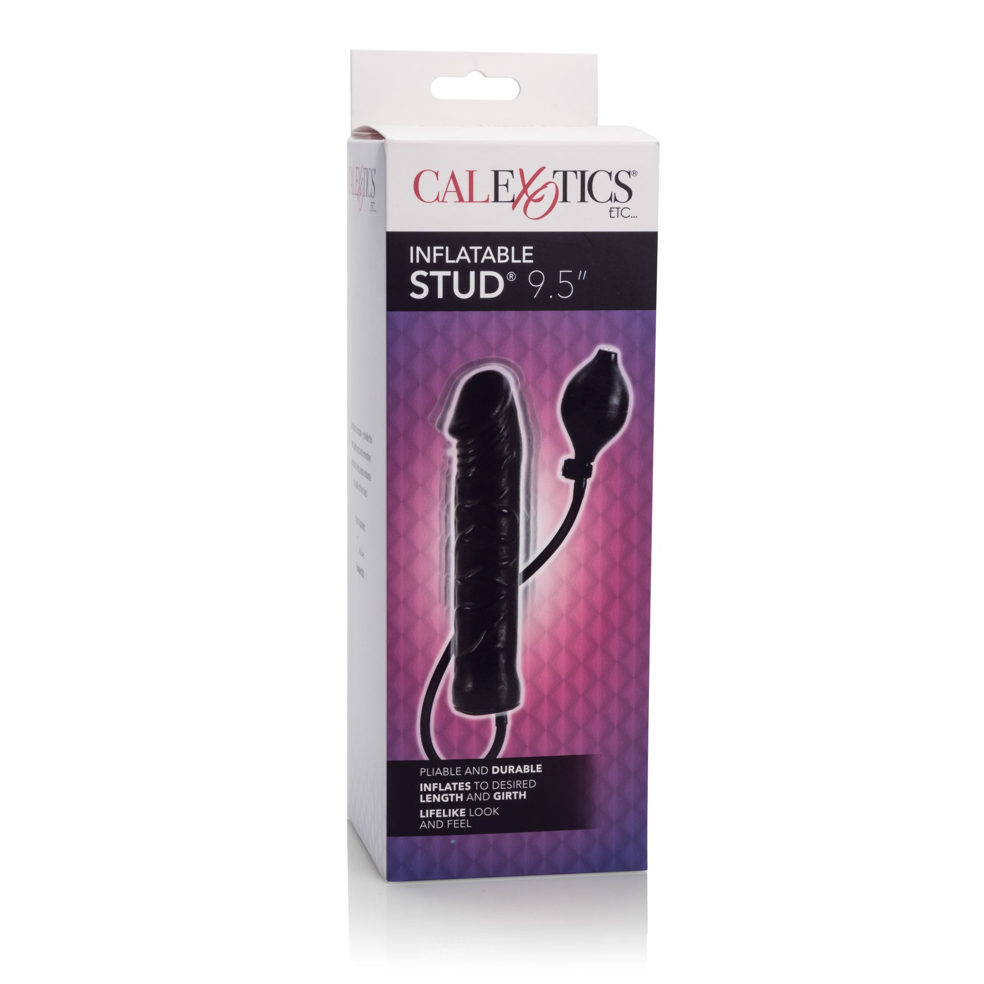 California Exotics - Inflatable Stud 9.5" (Black) Expandable Anal Plug (Non Vibration) Singapore