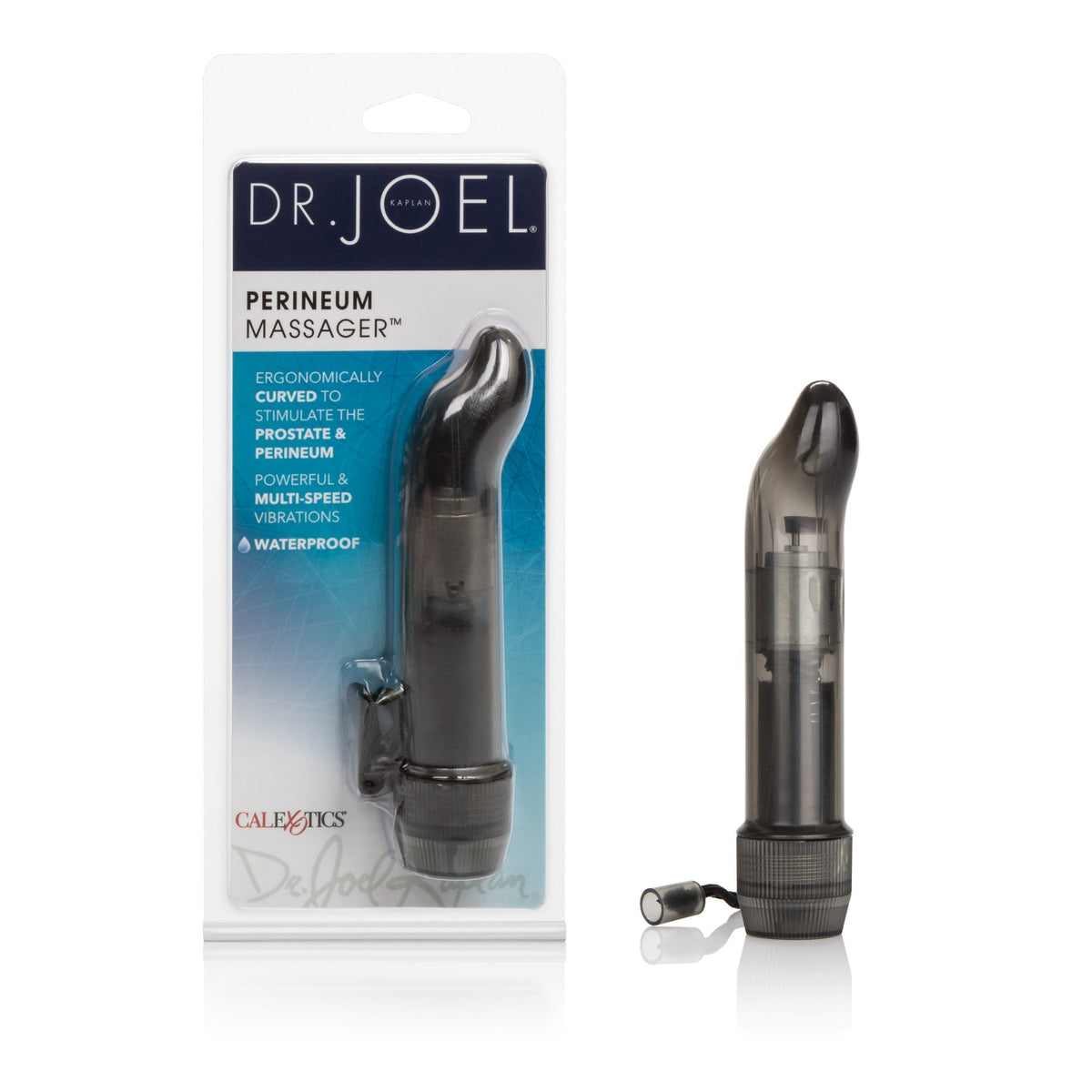 California Exotics - Dr Joel Kaplan Perineum Prostate Massager 4.5&quot; (Black) Prostate Massager (Vibration) Non Rechargeable Durio Asia
