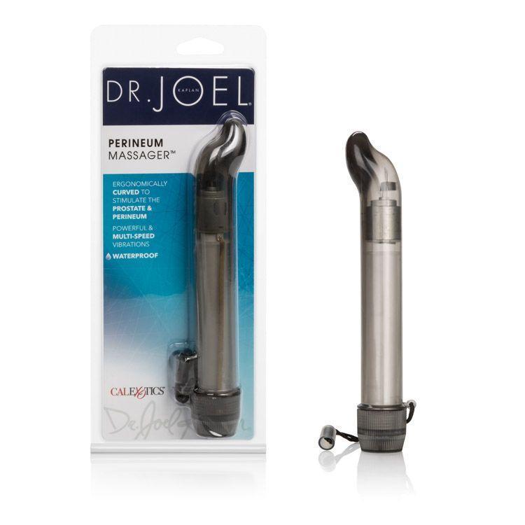 California Exotics - Dr. Joel Kaplan Perineum Prostate Massager 6.5 (Grey) Prostate Massager (Vibration) Non Rechargeable Durio Asia