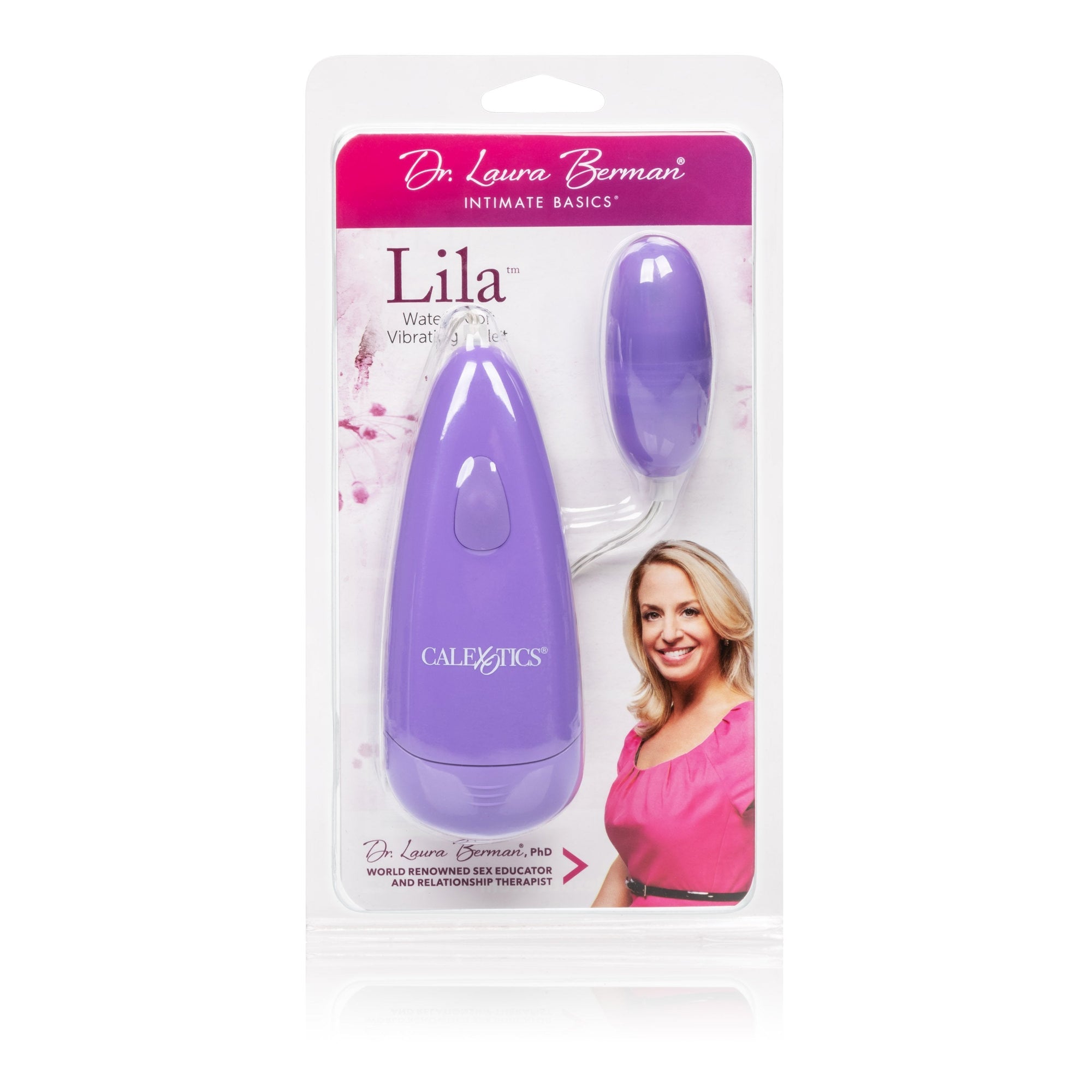 California Exotics - Dr Laura Berman Lila Vibrating Bullet (Purple) Wired Remote Control Egg (Vibration) Non Rechargeable Singapore