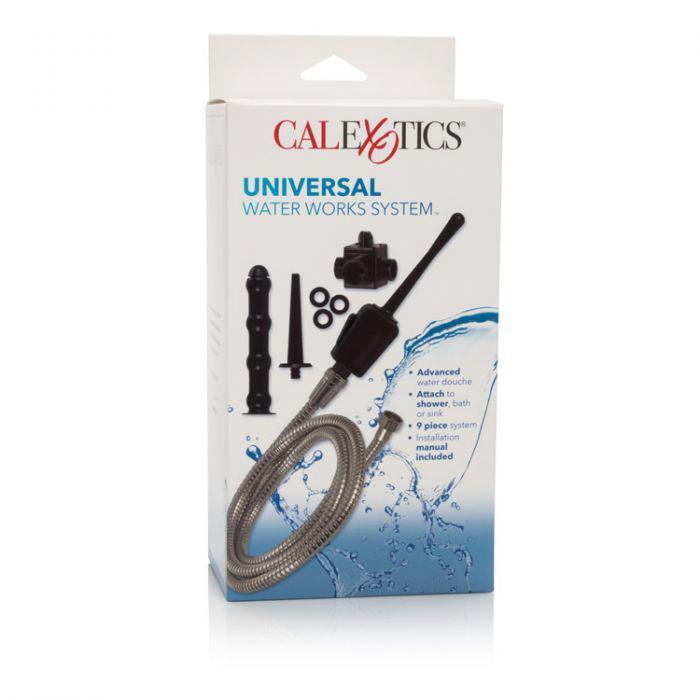 California Exotics - Universal Water Works System (Black) Anal Douche (Non Vibration) Singapore