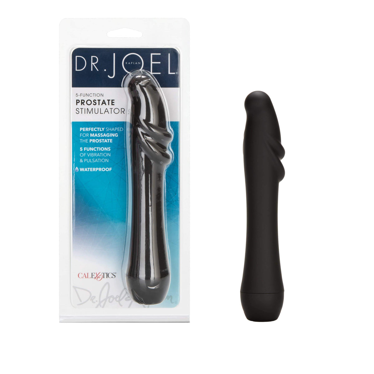 California Exotics - Dr Joel Kaplan 5 Function Prostate Stimulator (Black) Prostate Massager (Vibration) Non Rechargeable Durio Asia