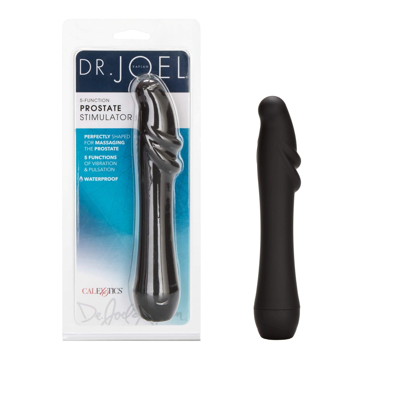 California Exotics - Dr Joel Kaplan 5 Function Prostate Stimulator (Black) Prostate Massager (Vibration) Non Rechargeable Durio Asia