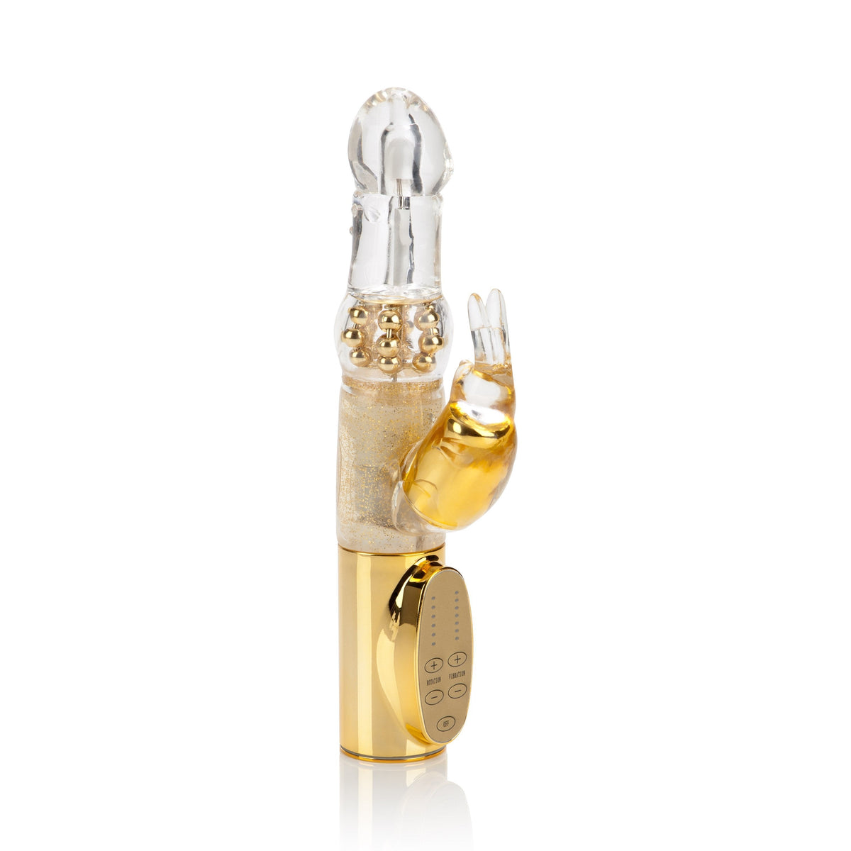 California Exotics - Platinum Collection Jack Rabbit Vibrator Intermediate (Gold) Rabbit Dildo (Vibration) Non Rechargeable Singapore