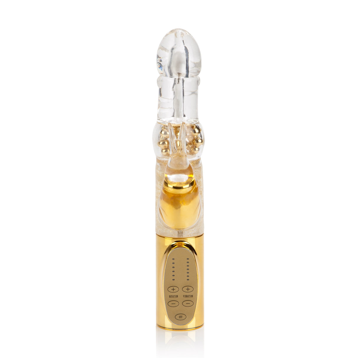California Exotics - Platinum Collection Jack Rabbit Vibrator Intermediate (Gold) Rabbit Dildo (Vibration) Non Rechargeable Singapore