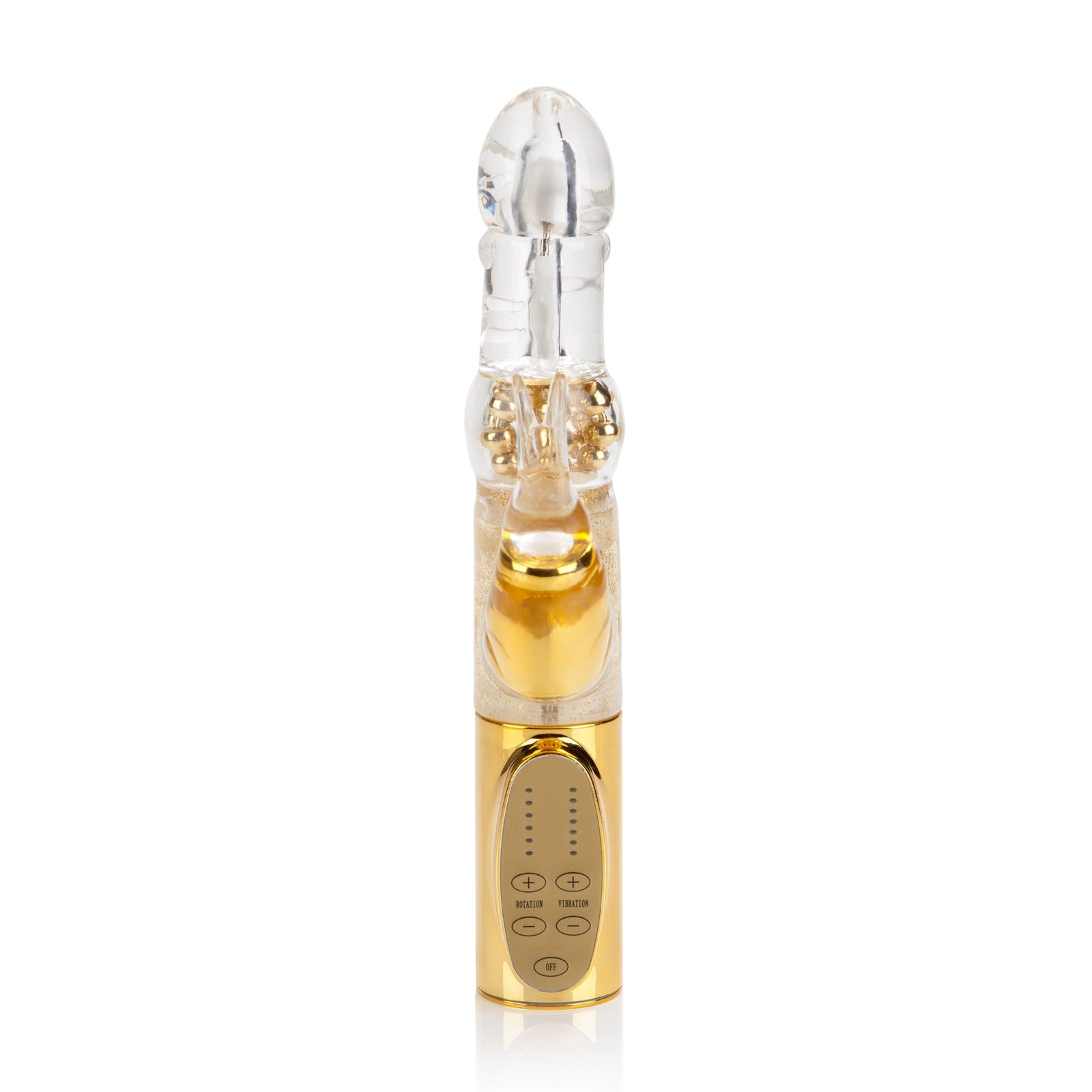 California Exotics - Platinum Collection Jack Rabbit Vibrator Intermediate (Gold) Rabbit Dildo (Vibration) Non Rechargeable Singapore