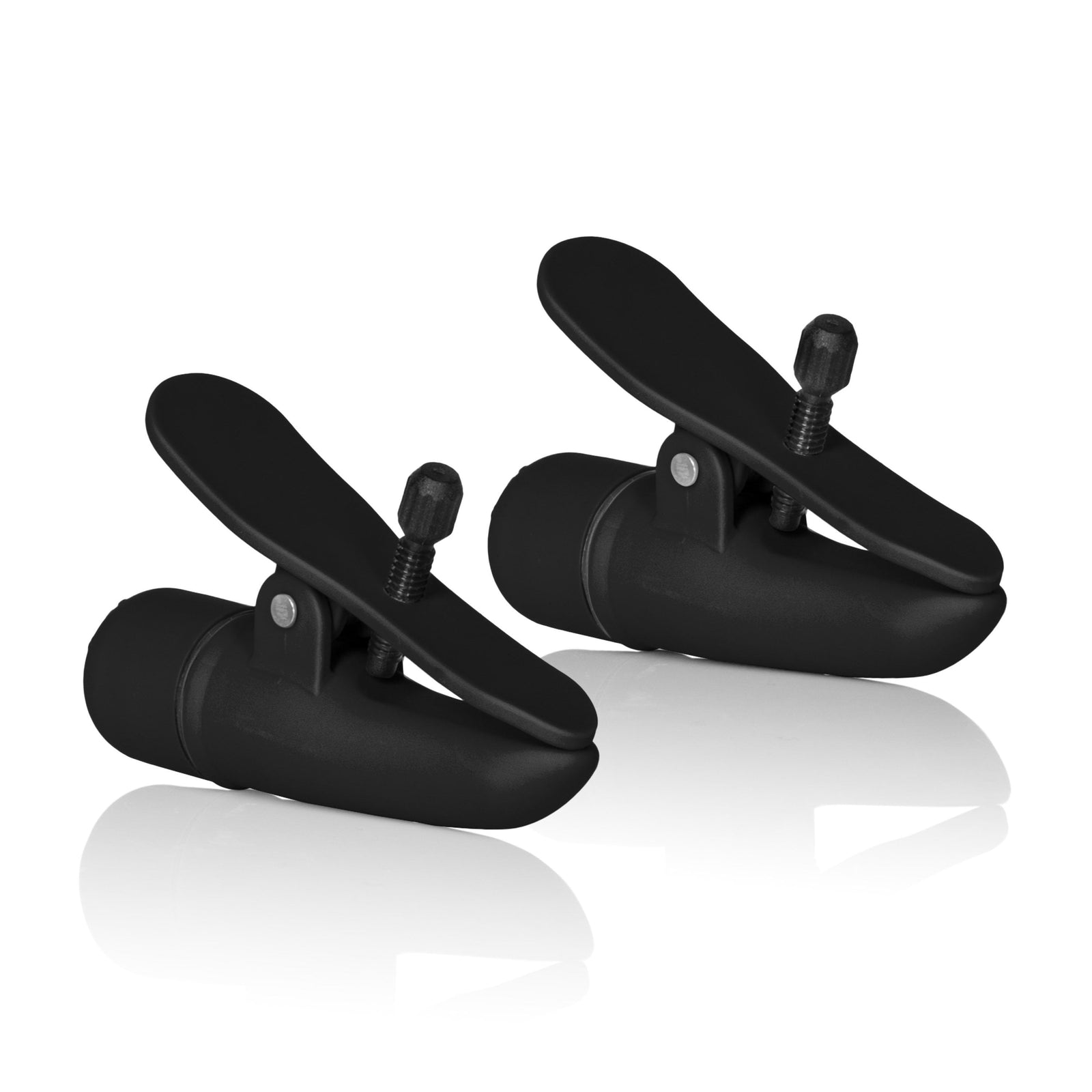 California Exotics - COLT Grips Vibrating Nipple Clamps (Black) Nipple Clamps (Vibration) Non Rechargeable Singapore