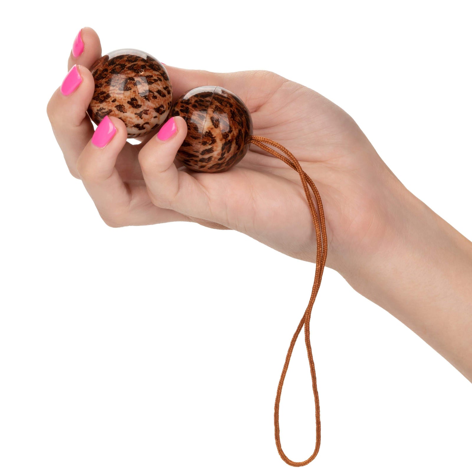 California Exotics - Leopard Duotone Weighted Kegel Balls (Leopard) Kegel Balls (Non Vibration) 716770052186 CherryAffairs