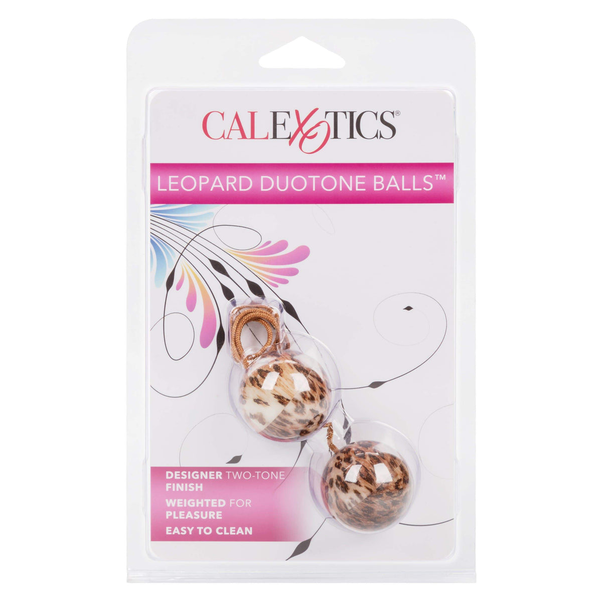 California Exotics - Leopard Duotone Weighted Kegel Balls (Leopard) Kegel Balls (Non Vibration) 716770052186 CherryAffairs