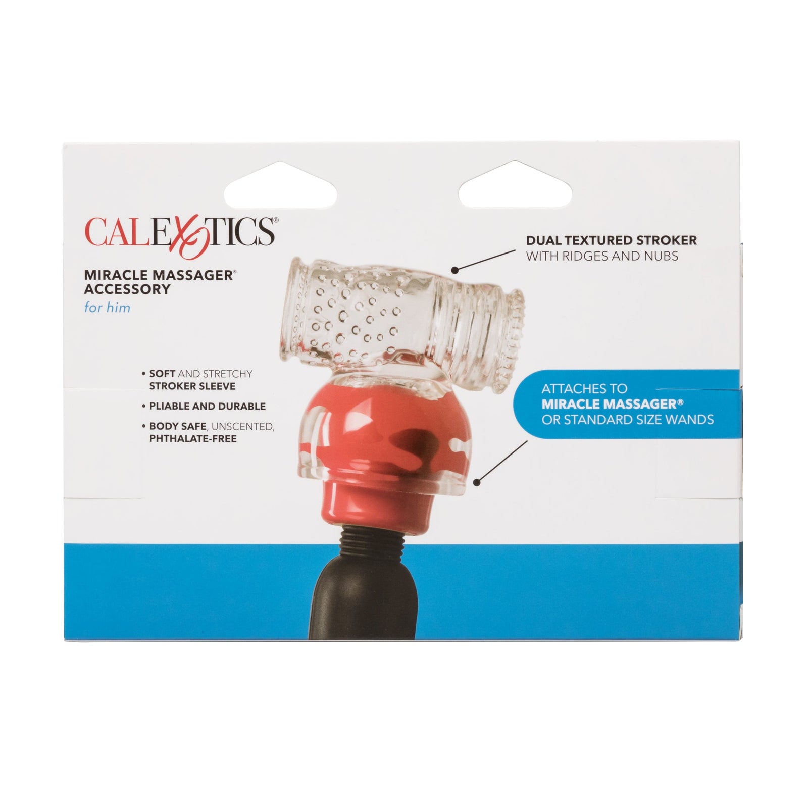 California Exotics - Miracle Massager Accessory For Him (Clear) Accessories 716770052834 CherryAffairs