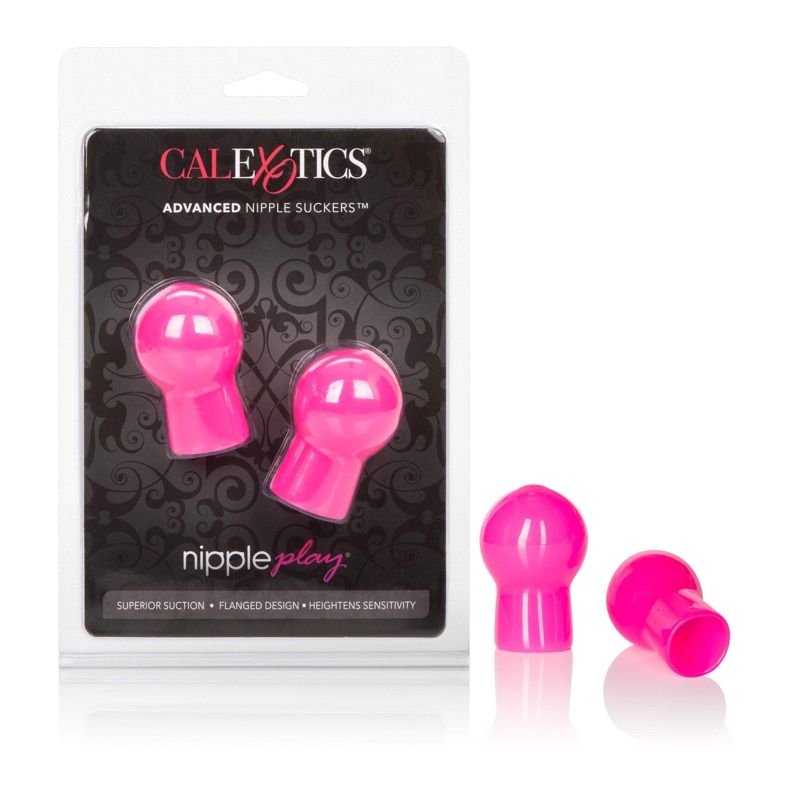California Exotics - Nipple Play Advanced Nipple Suckers (Pink) Nipple Pumps (Non Vibration) Durio Asia