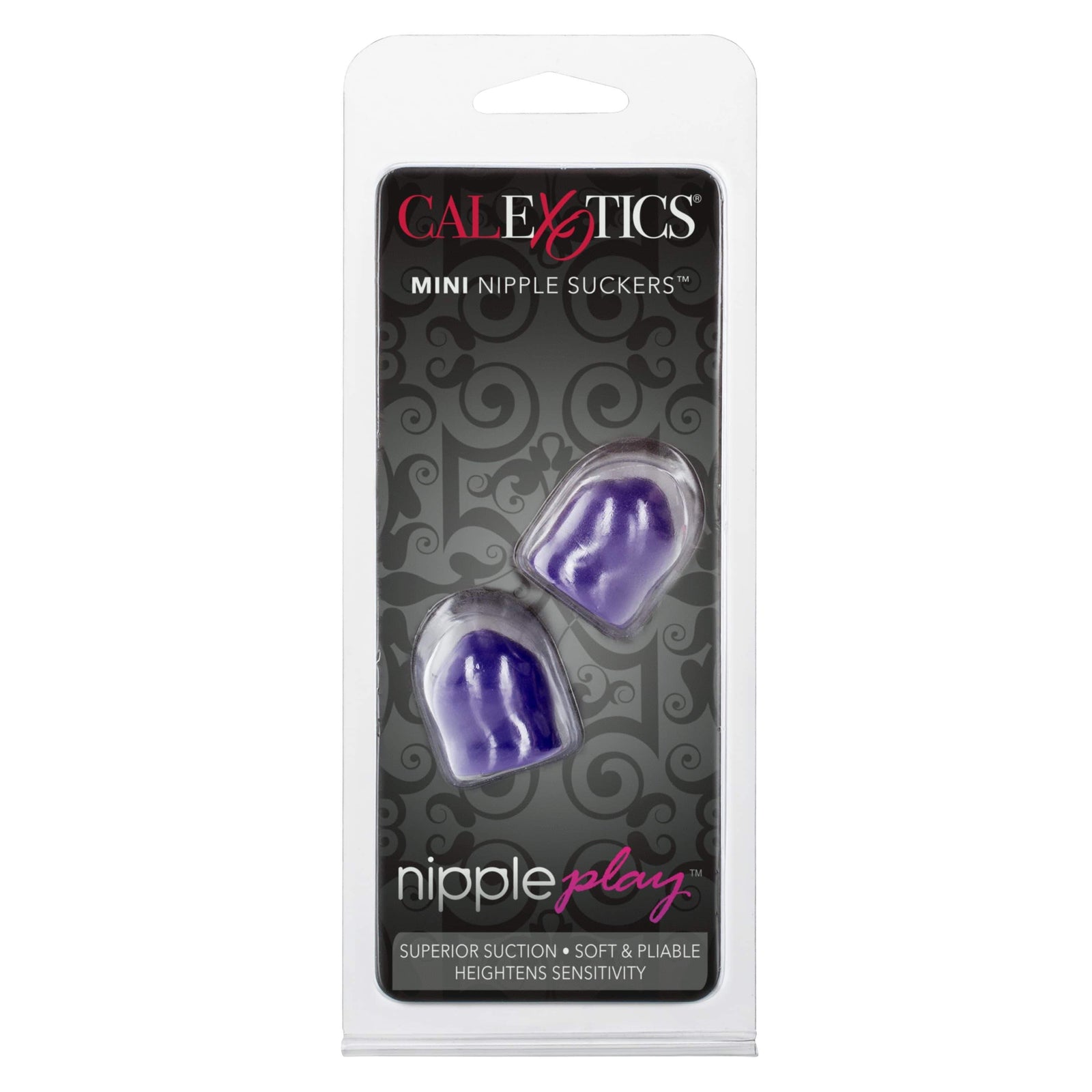 California Exotics - Nipple Play Mini Nipple Suckers (Purple) Nipple Pumps (Non Vibration) 716770055651 CherryAffairs