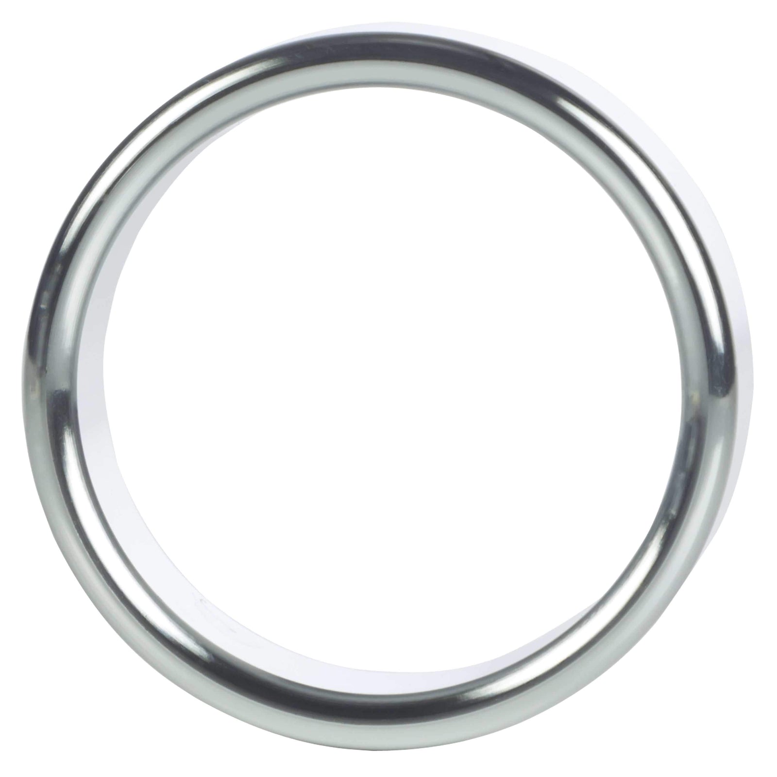 California Exotics - Alloy Metallic Cock Ring Large (Silver) Metal Cock Ring (Non Vibration) 716770055736 CherryAffairs