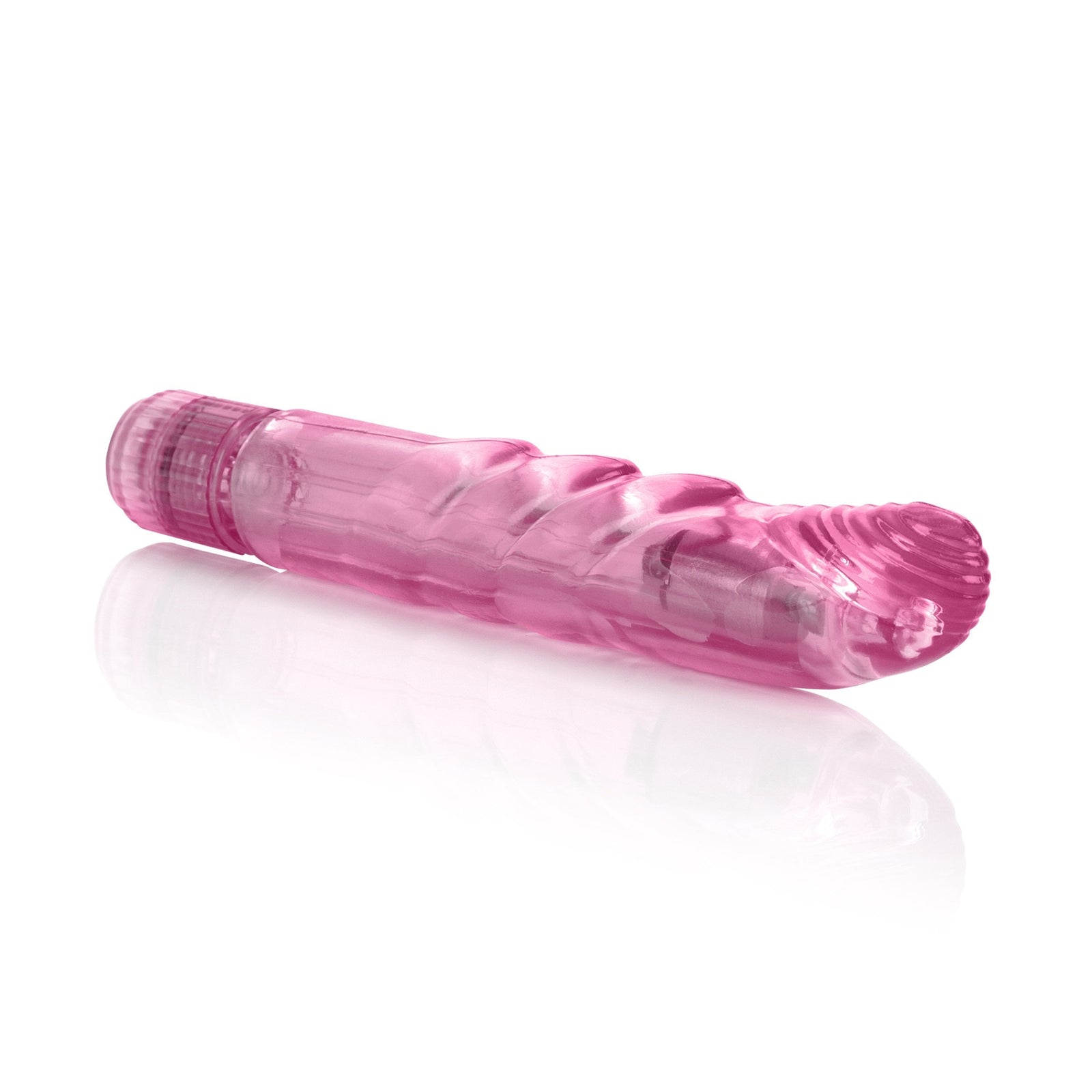 California Exotics - Basic Essentials Slim Softee G Spot Vibrator (Pink) G Spot Dildo (Vibration) Non Rechargeable Singapore