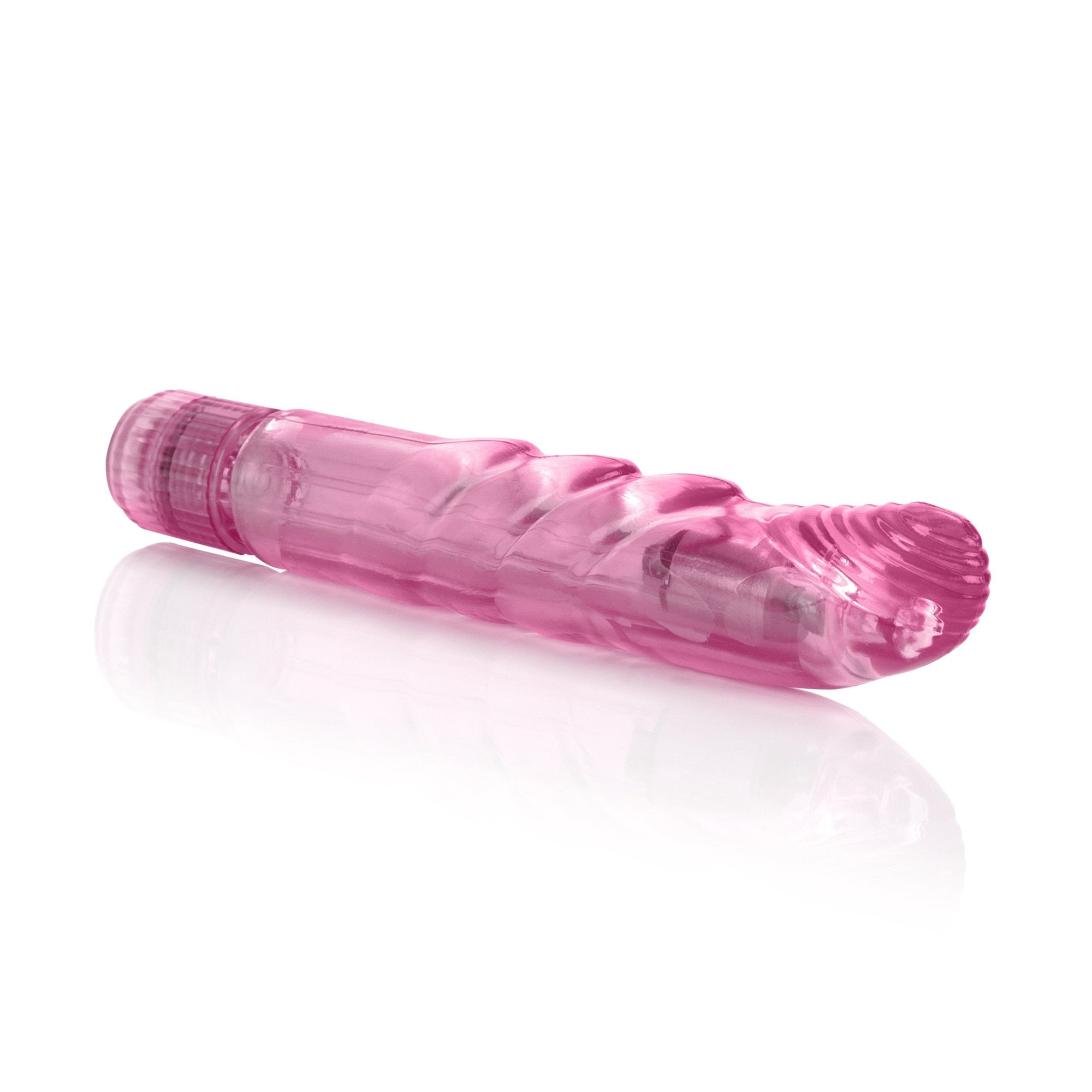 California Exotics - Basic Essentials Slim Softee G Spot Vibrator (Pink) G Spot Dildo (Vibration) Non Rechargeable Singapore