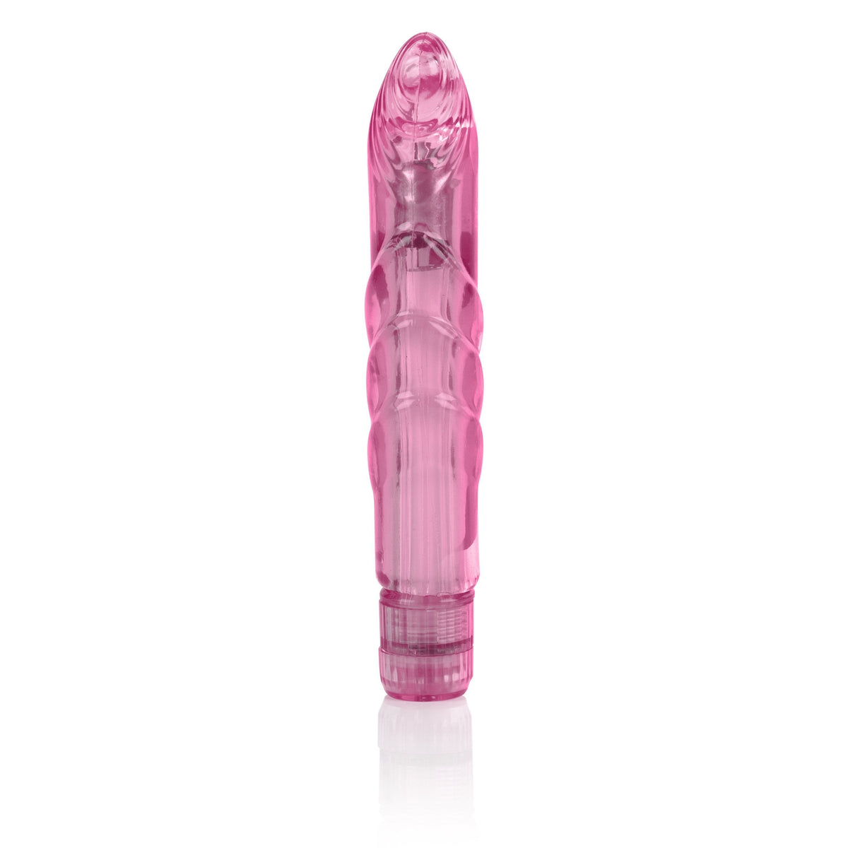 California Exotics - Basic Essentials Slim Softee G Spot Vibrator (Pink) G Spot Dildo (Vibration) Non Rechargeable Singapore