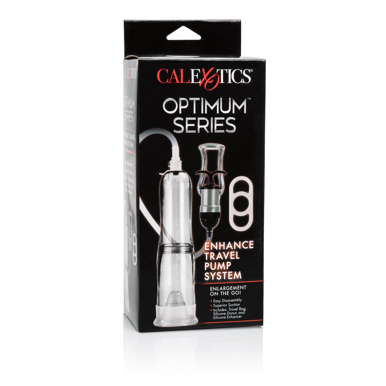 California Exotics - Optimum Series Enhance Travel Pump System (Clear) Penis Pump (Non Vibration) Singapore