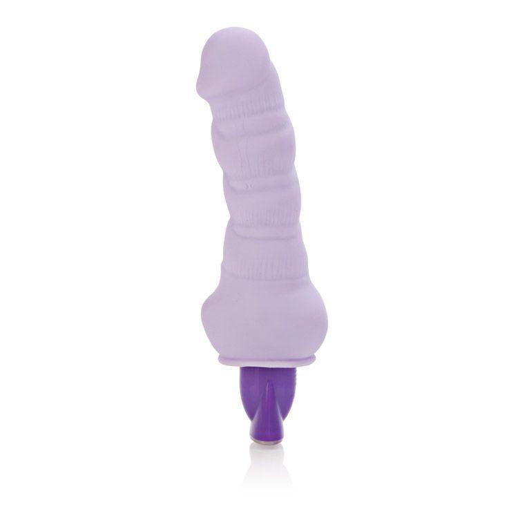 California Exotics - 10-Function Pure Bendie Vibrator (Purple) Non Realistic Dildo w/o suction cup (Vibration) Non Rechargeable - CherryAffairs Singapore