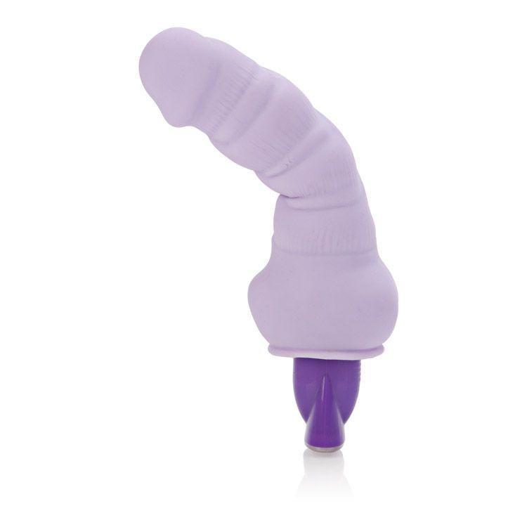 California Exotics - 10-Function Pure Bendie Vibrator (Purple) Non Realistic Dildo w/o suction cup (Vibration) Non Rechargeable - CherryAffairs Singapore