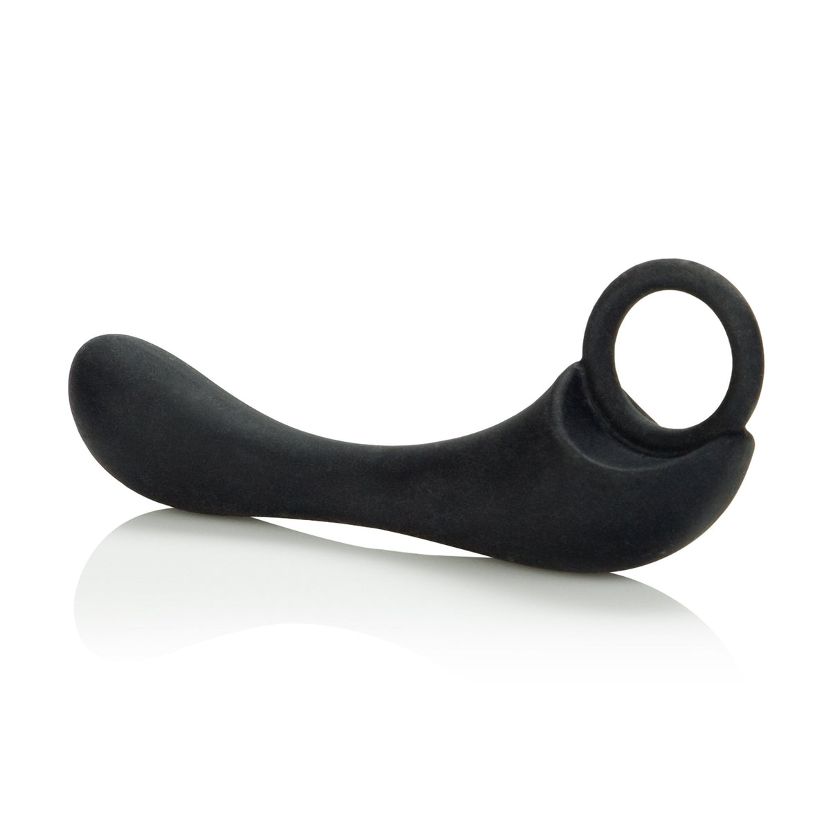 California Exotics - Dr. Joel Kaplan Silicone Prostate Locator Massager (Black) - Black - Prostate Massager (Non