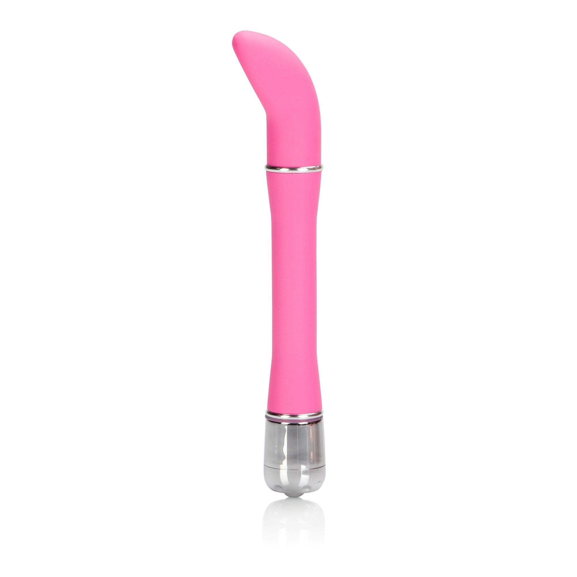 California Exotics - Lulu Satin Scoop Mini Vibrator (Pink) G Spot Dildo (Vibration) Non Rechargeable Singapore