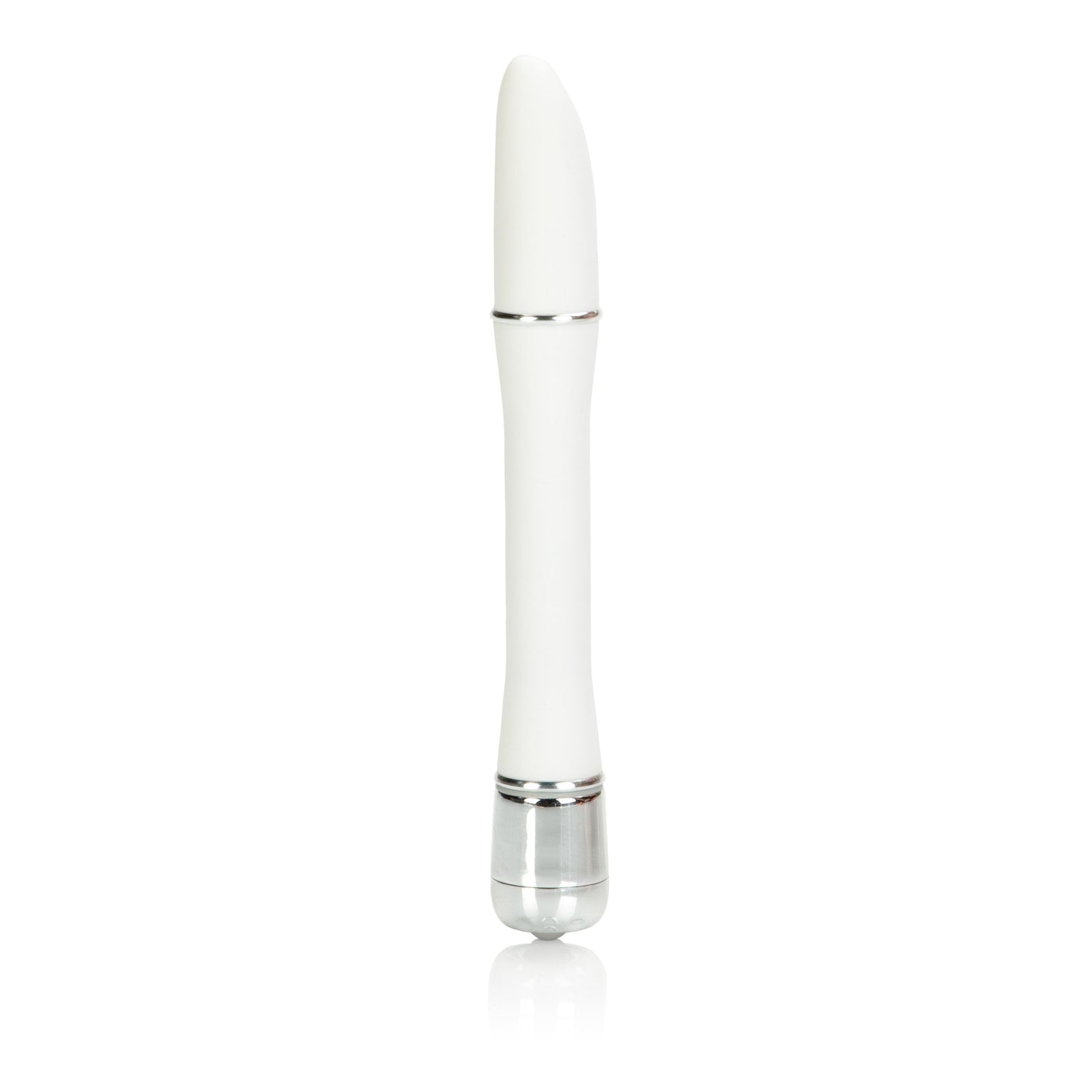 California Exotics - Lulu Satin Touch Mini Vibrator (White) Non Realistic Dildo w/o suction cup (Vibration) Non Rechargeable Durio Asia