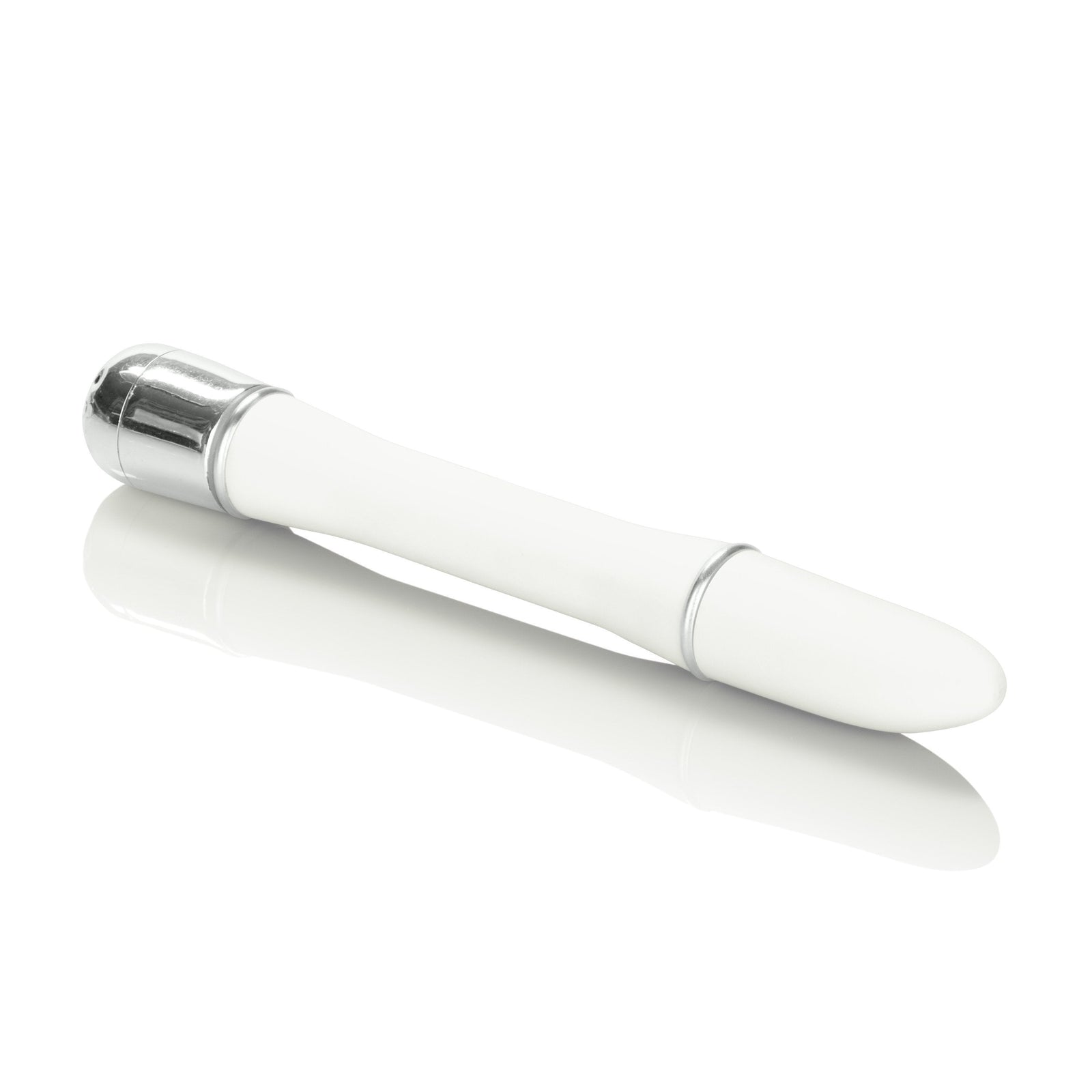 California Exotics - Lulu Satin Touch Mini Vibrator (White) Non Realistic Dildo w/o suction cup (Vibration) Non Rechargeable
