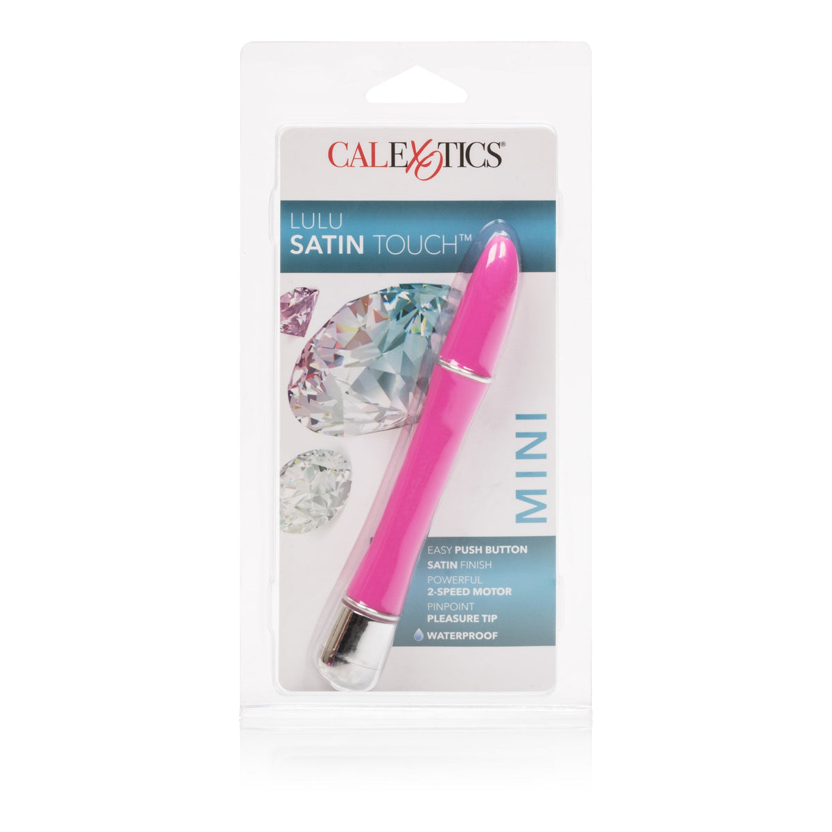 California Exotics - Lulu Satin Touch Mini Vibrator (Pink) Non Realistic Dildo w/o suction cup (Vibration) Non Rechargeable Singapore