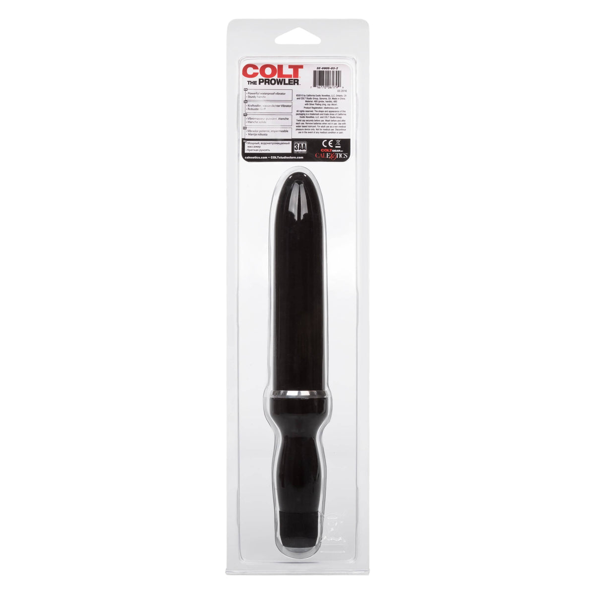 California Exotics - COLT The Prowler Powerful Vibrator (Black) Prostate Massager (Vibration) Non-Rechargeable 716770061799 CherryAffairs