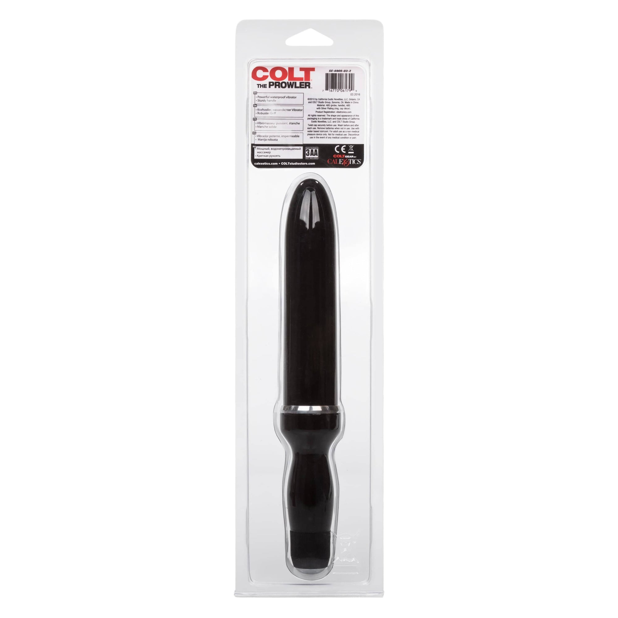 California Exotics - COLT The Prowler Powerful Vibrator (Black) Prostate Massager (Vibration) Non-Rechargeable 716770061799 CherryAffairs