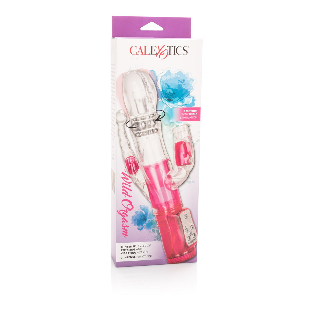 California Exotics - Wild Orgasm Rabbit Vibrator (Pink) Rabbit Dildo (Vibration) Non Rechargeable Singapore