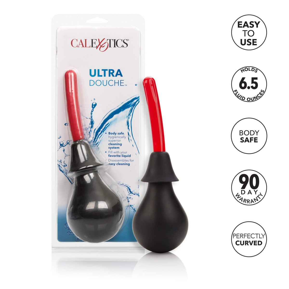 California Exotics - Ultra Anal Douche (Black) Anal Douche (Non Vibration)