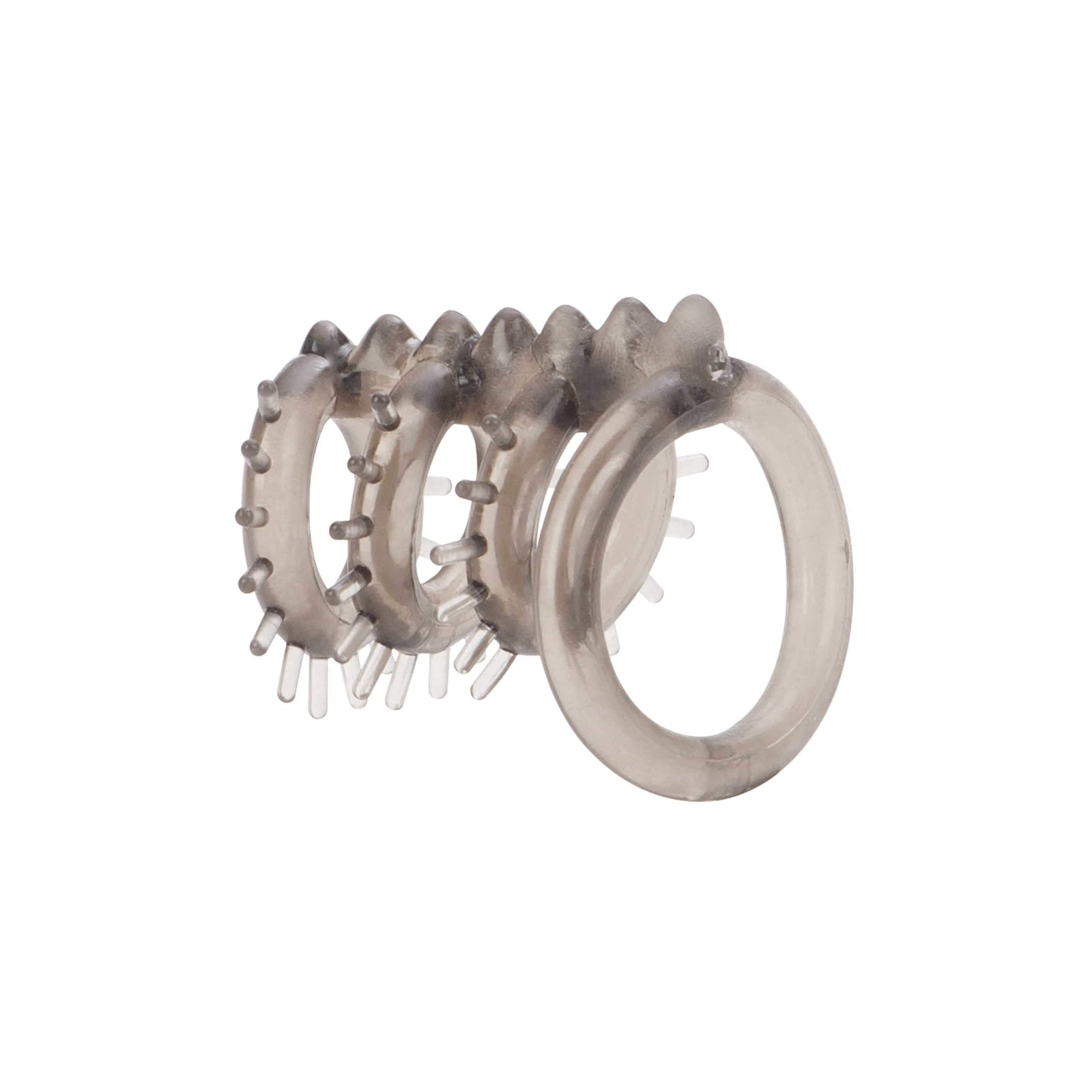 California Exotics - Dr Joel Kaplan Support Master Triple Ticklers Cock Cage (Grey) Rubber Cock Cage (Non Vibration) 716770065001 CherryAffairs