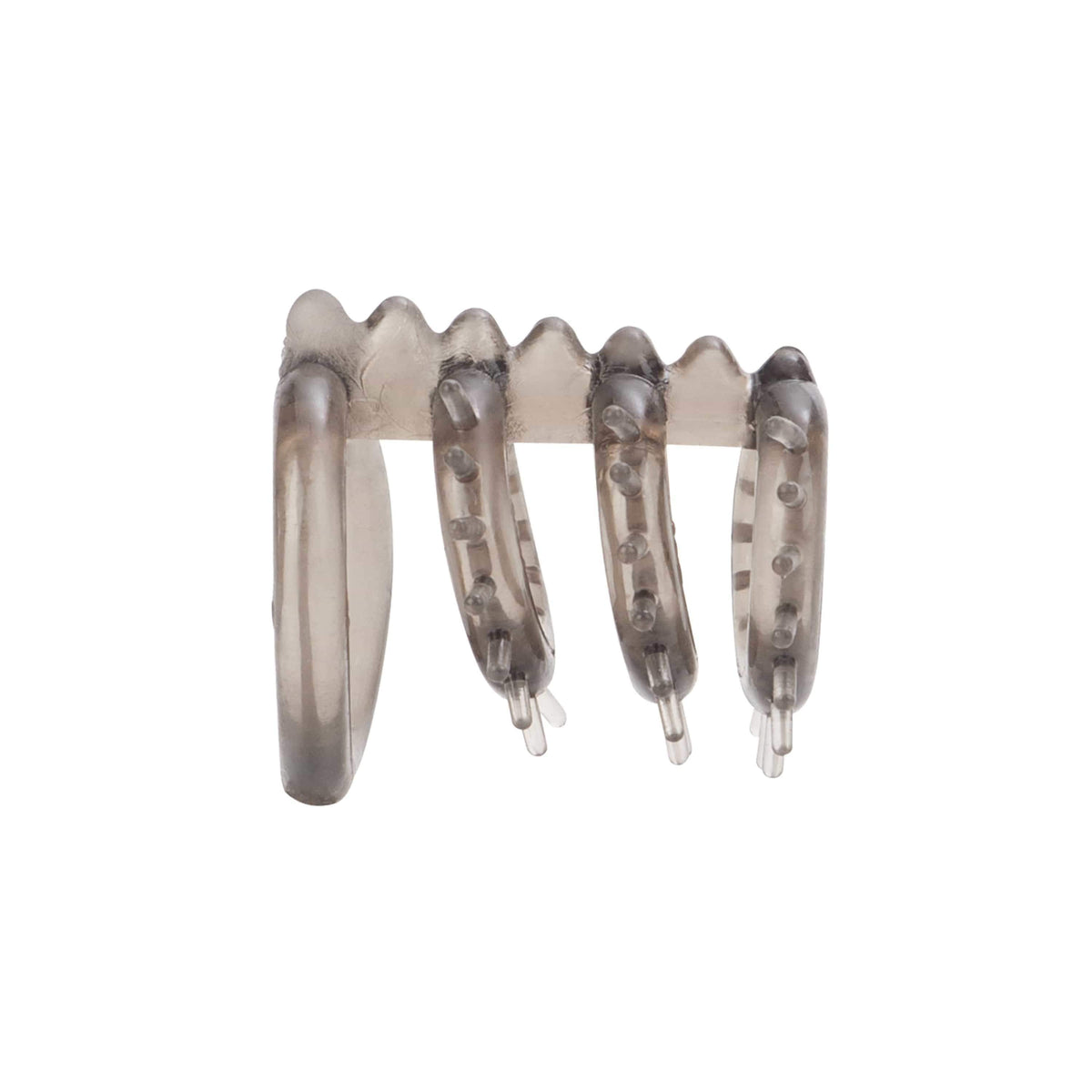 California Exotics - Dr Joel Kaplan Support Master Triple Ticklers Cock Cage (Grey) Rubber Cock Cage (Non Vibration) 716770065001 CherryAffairs