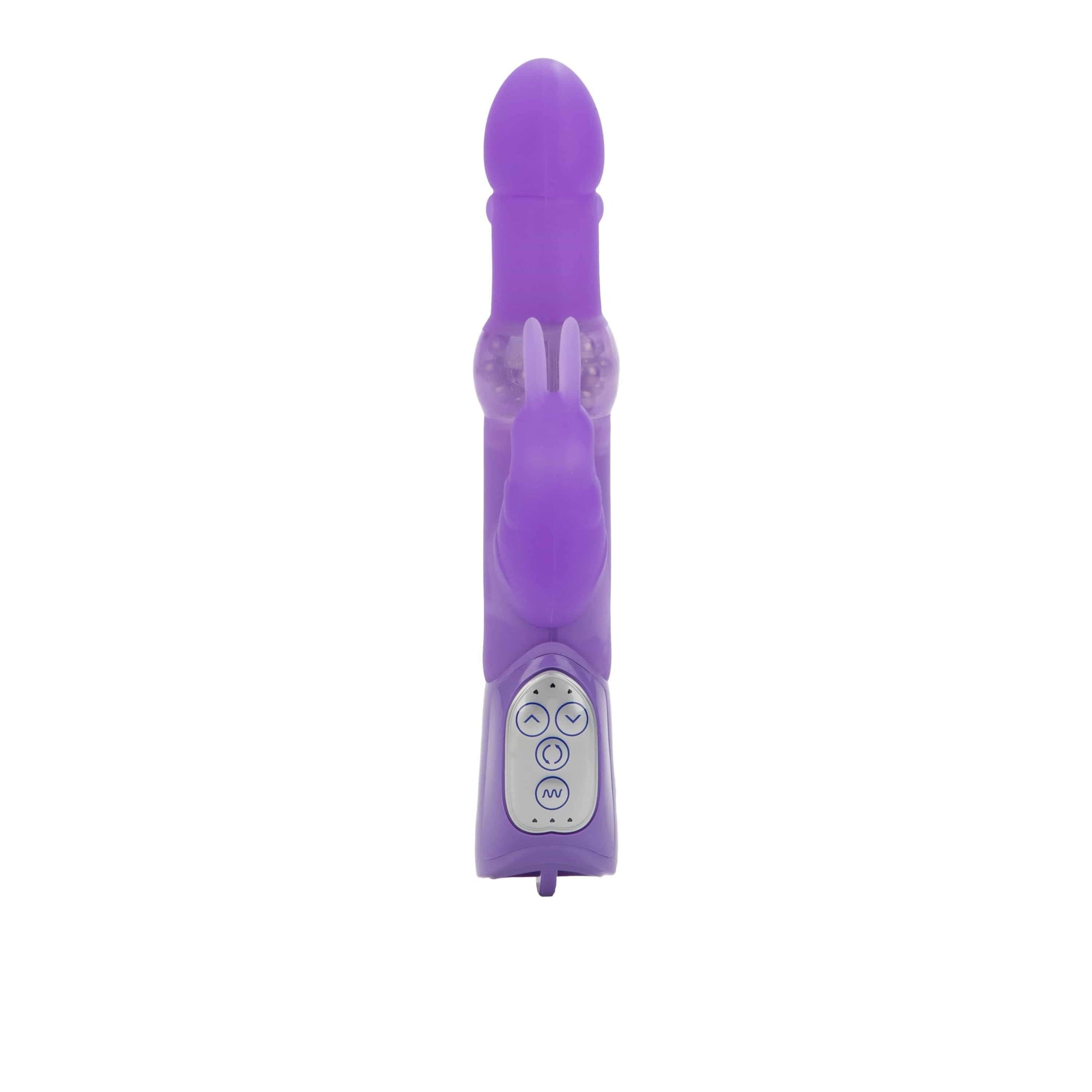 California Exotics - Jack Rabbit Premium Silicone Jack Rabbit Vibrator (Purple) Rabbit Dildo (Vibration) Non Rechargeable 716770065599 CherryAffairs