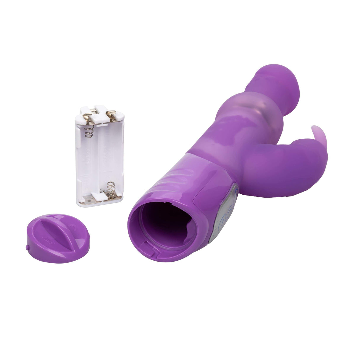 California Exotics - Jack Rabbit Premium Silicone Jack Rabbit Vibrator (Purple) Rabbit Dildo (Vibration) Non Rechargeable 716770065599 CherryAffairs