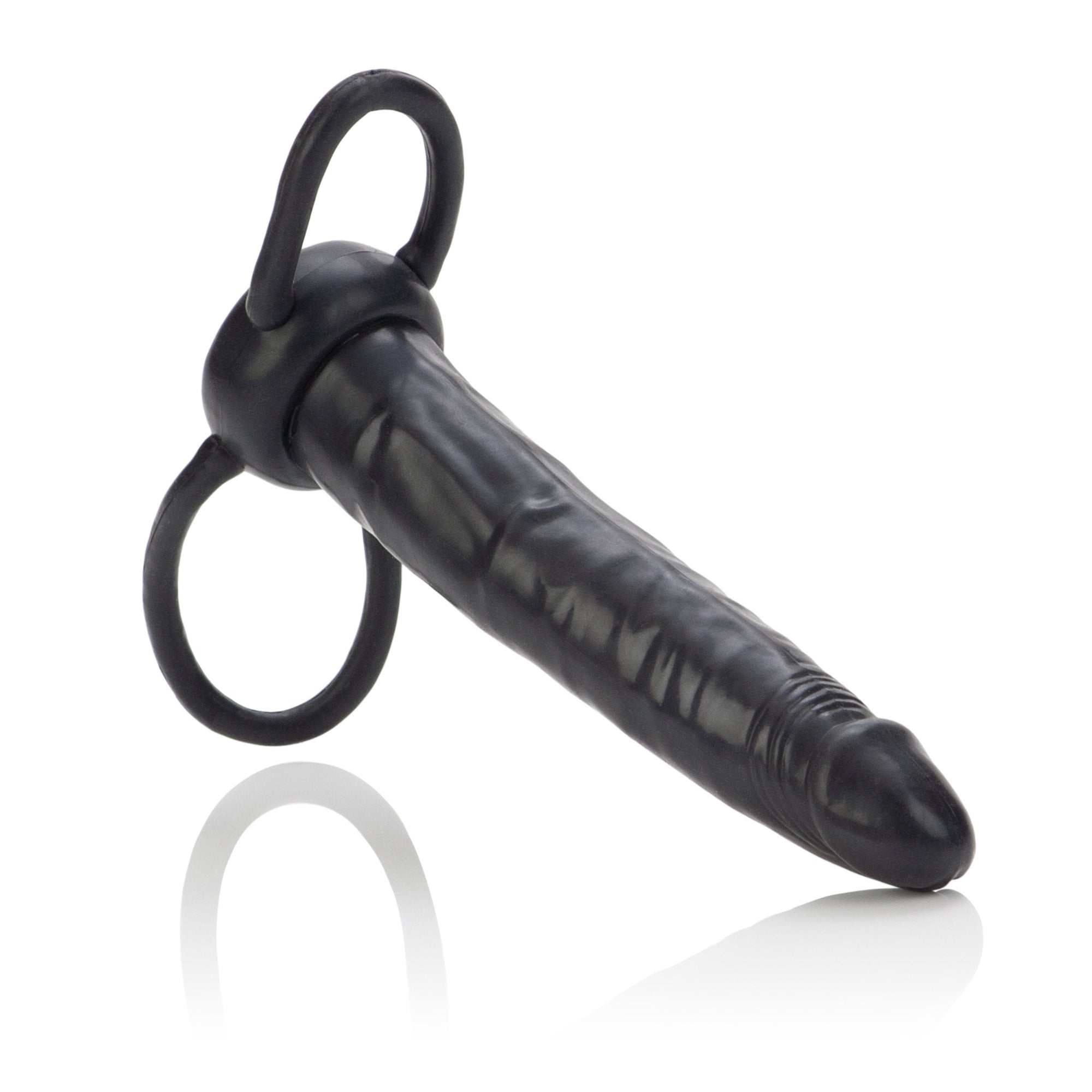 California Exotics - Accommodator Dual Penetrator Dildo (Black) Double Dildo (Non Vibration) Singapore
