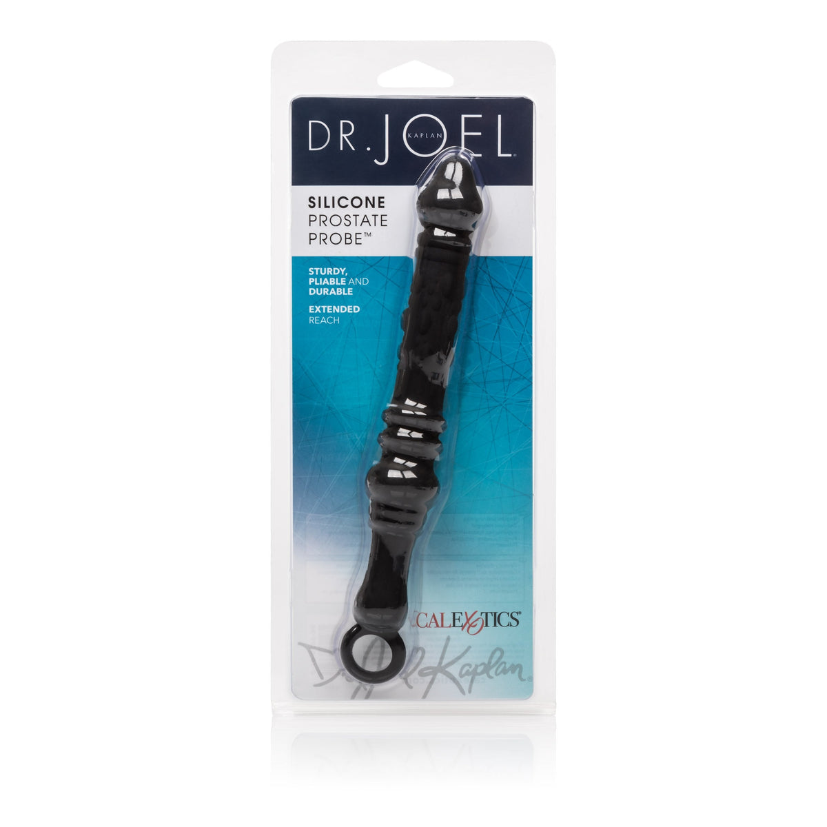 California Exotics - Dr Joel Kaplan Silicone Prostate Probe Massager (Black) Prostate Massager (Non Vibration) Singapore